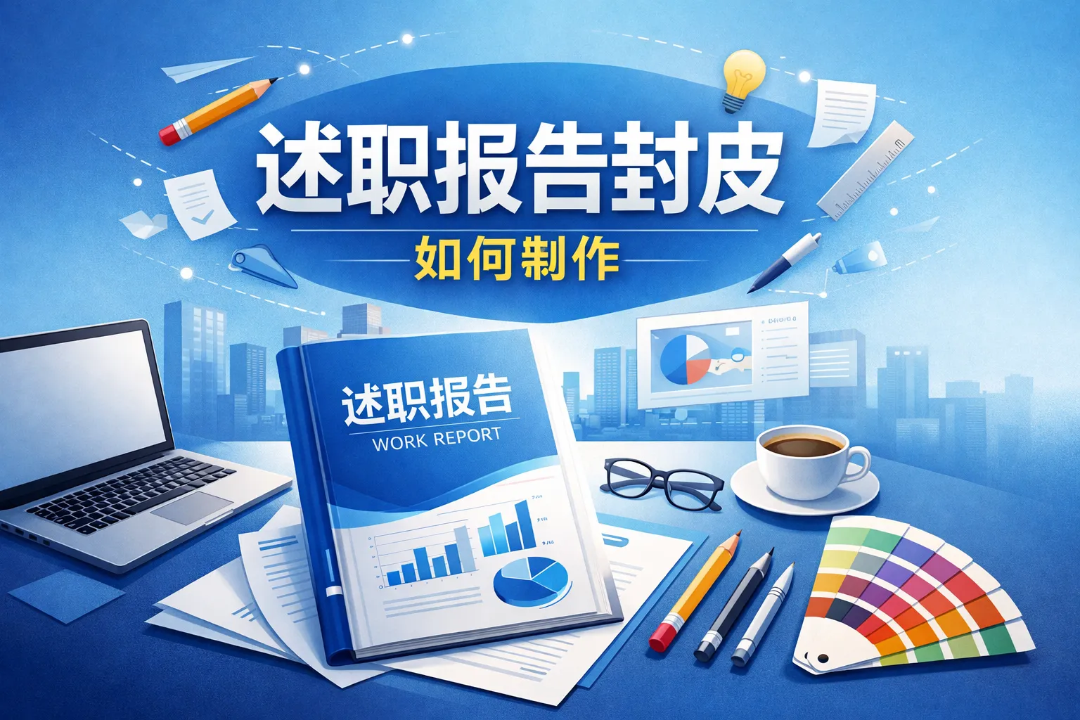 述职报告封皮 如何制作