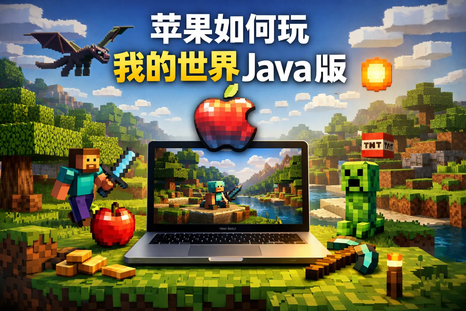苹果如何玩我的世界java版