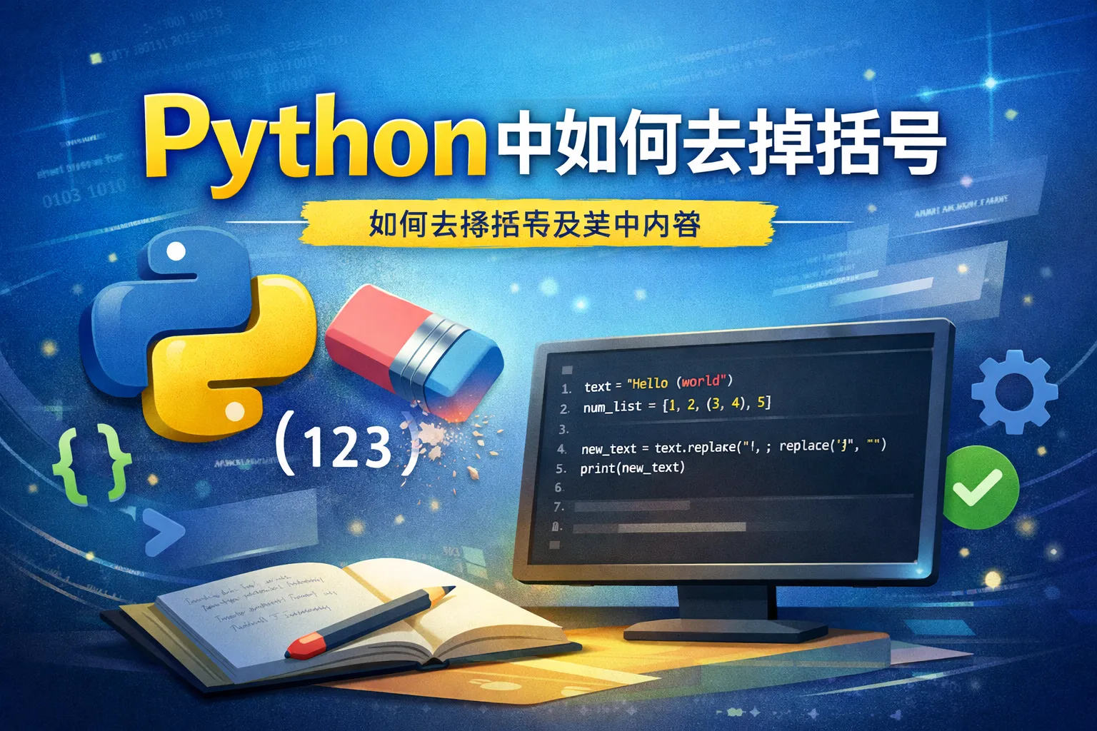 Python中如何去掉括号