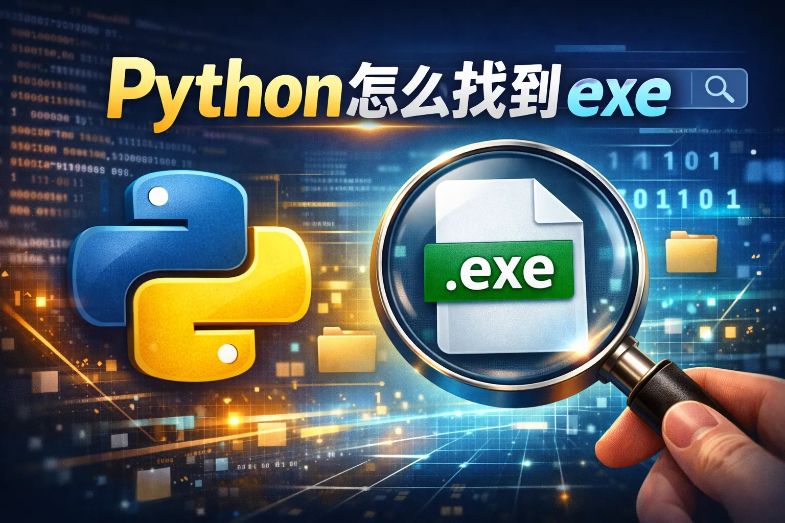 python怎么找到exe