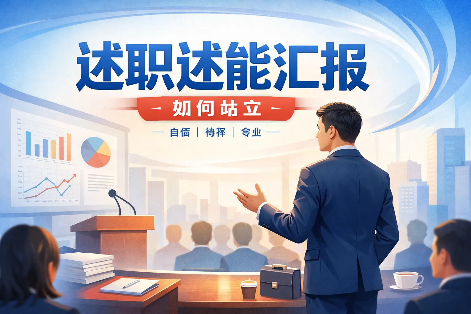 述职述能汇报如何站立