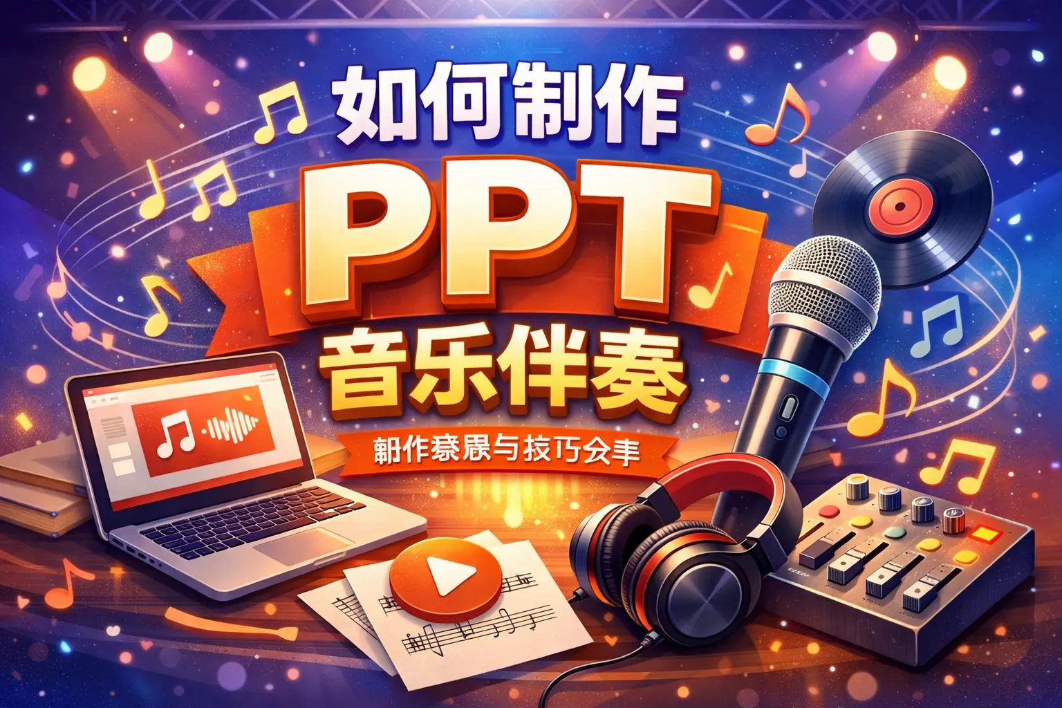 如何制作ppt音乐伴奏