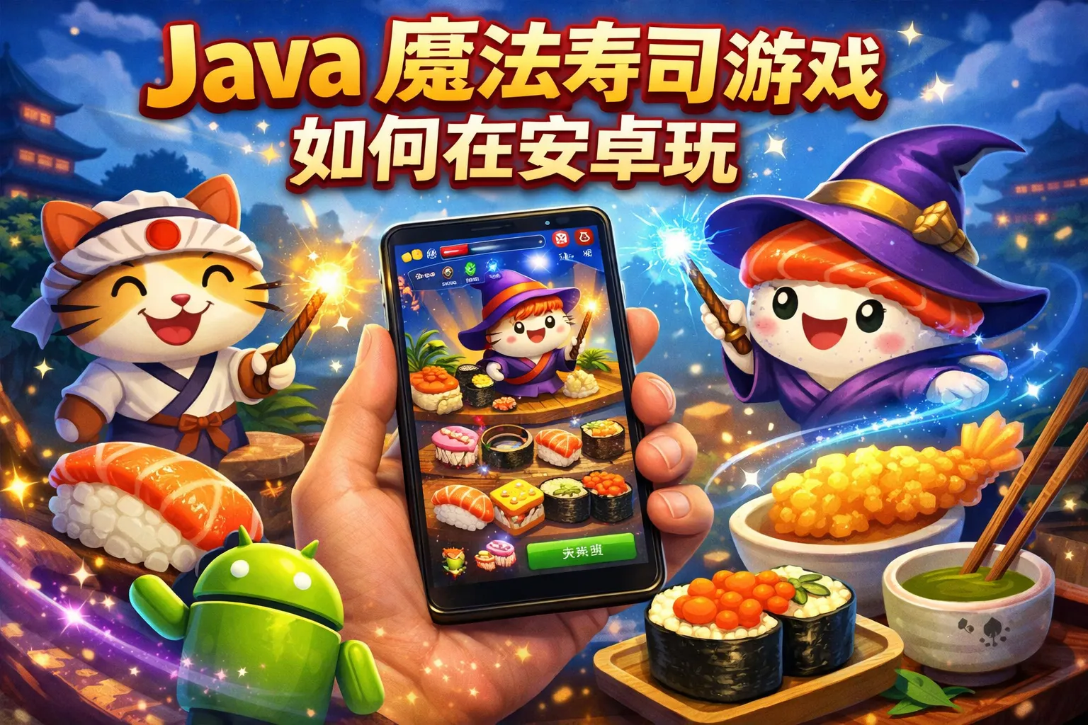java魔法寿司游戏如何在安卓玩