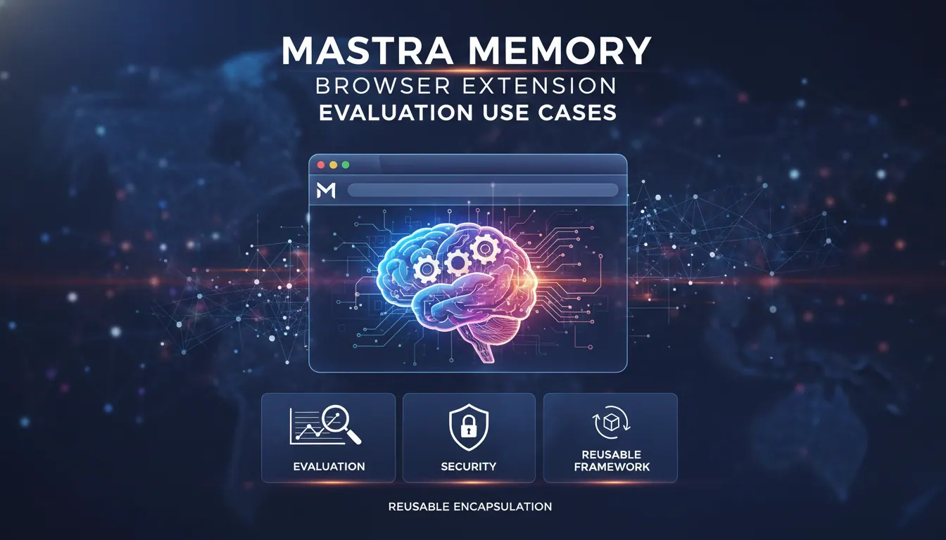 浏览器插件中 Mastra Memory 的评估用例如何写成可复用封装