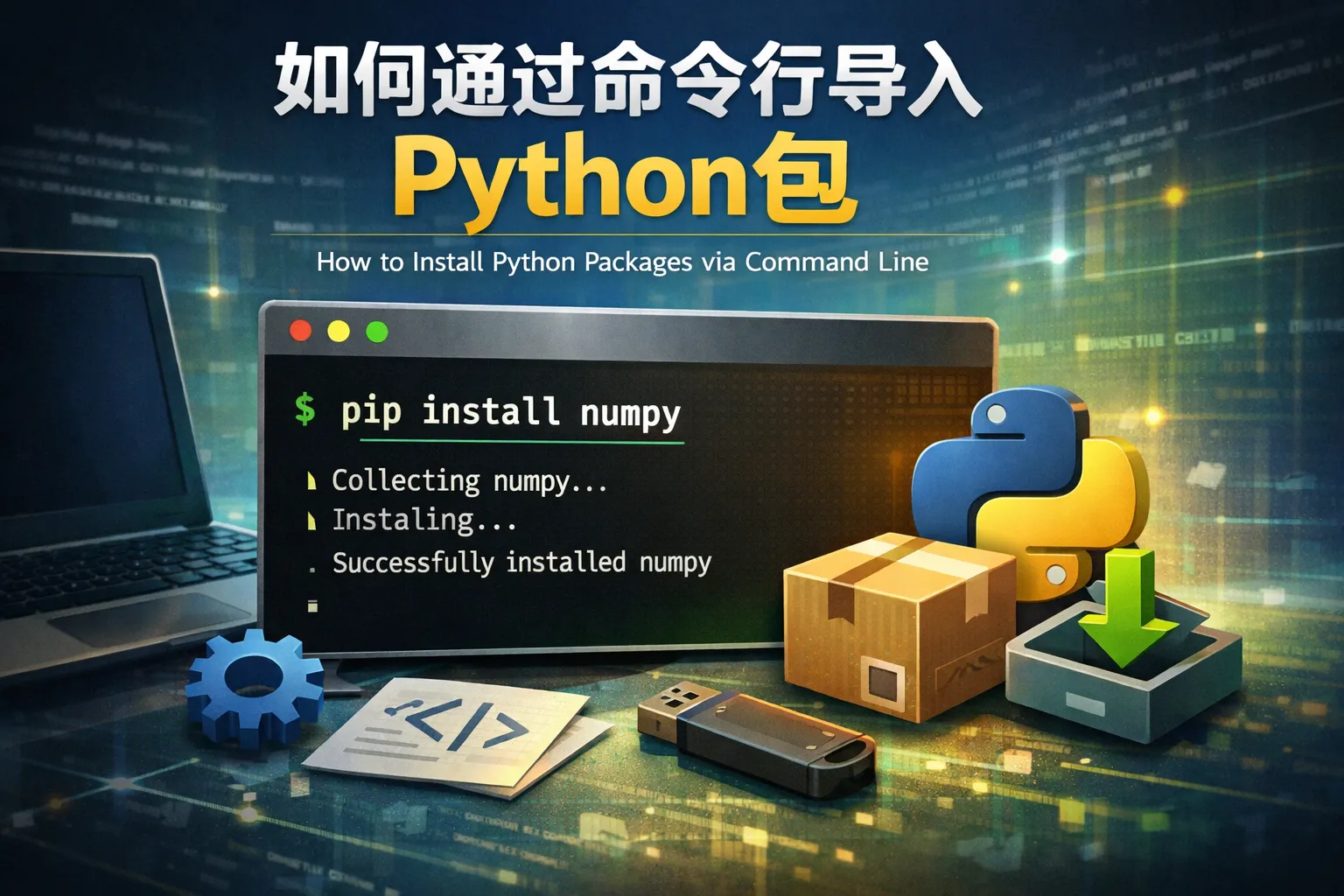 如何通过命令行导入python包