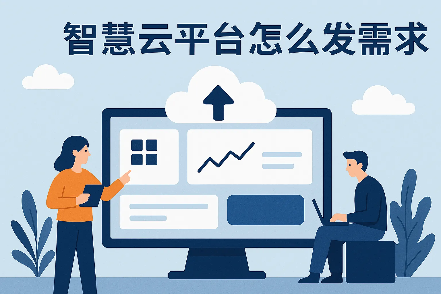 智慧云平台怎么发需求