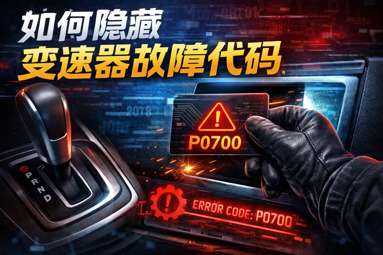 如何隐藏变速器故障代码