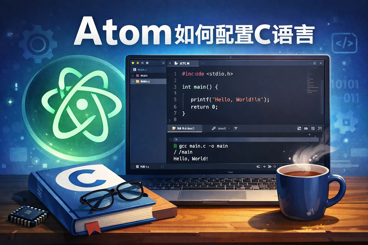 atom如何配置c语言