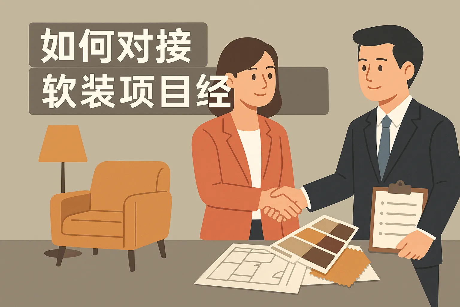 如何对接软装项目经理