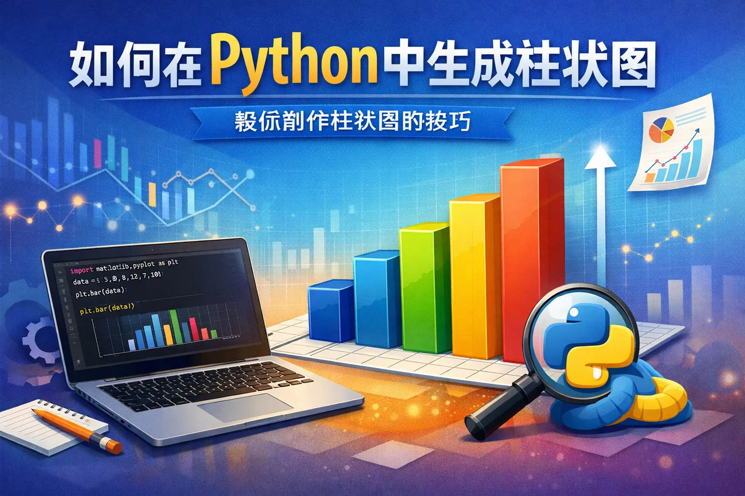如何在python中生成柱状图