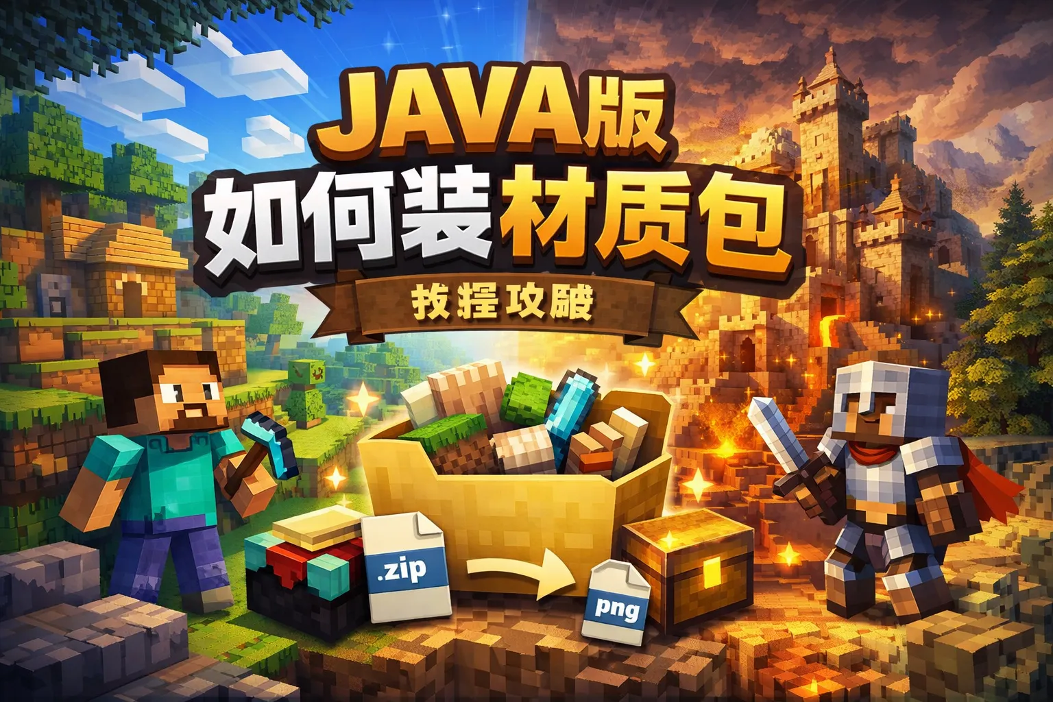 java版如何装材质包