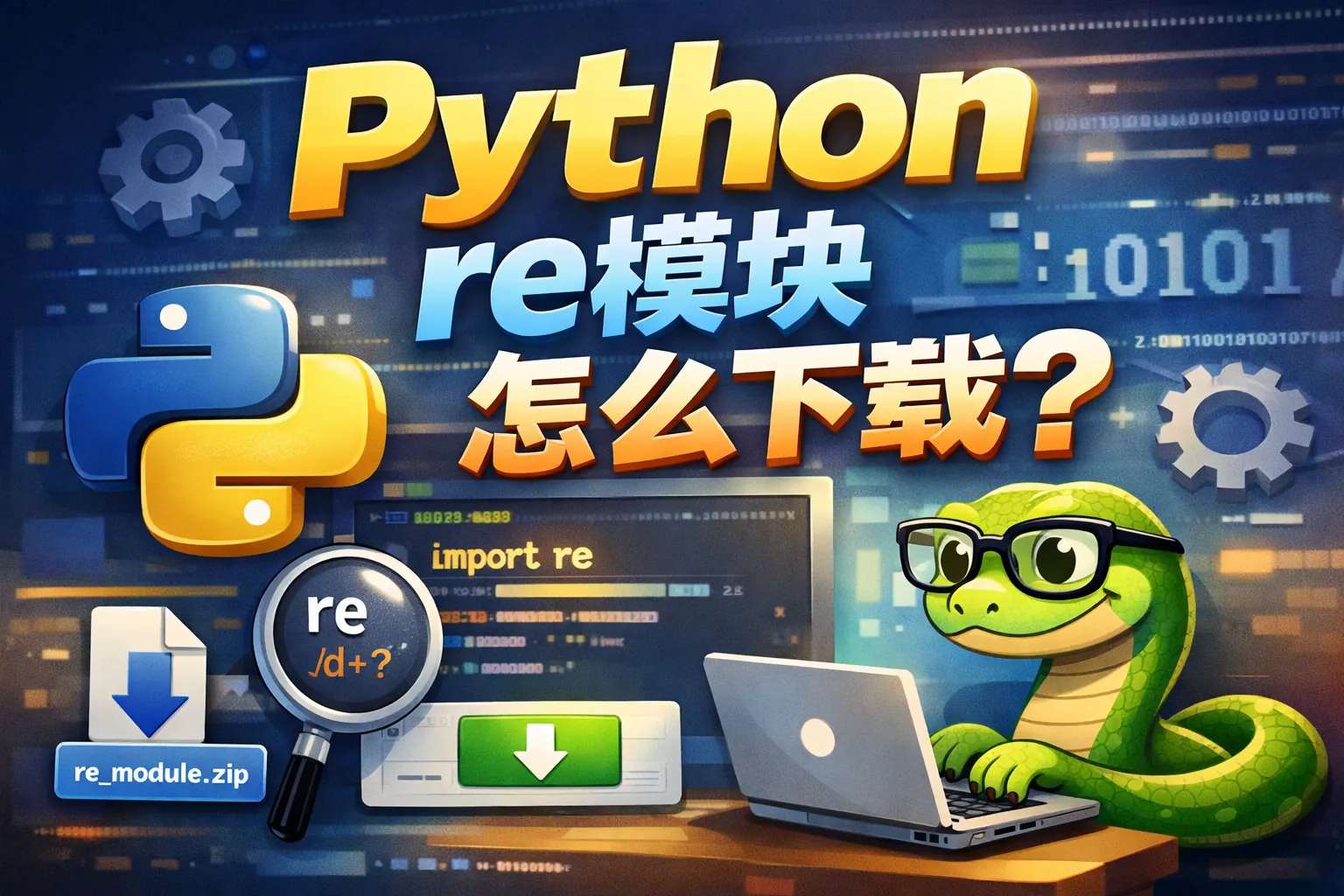 python re模块怎么下载