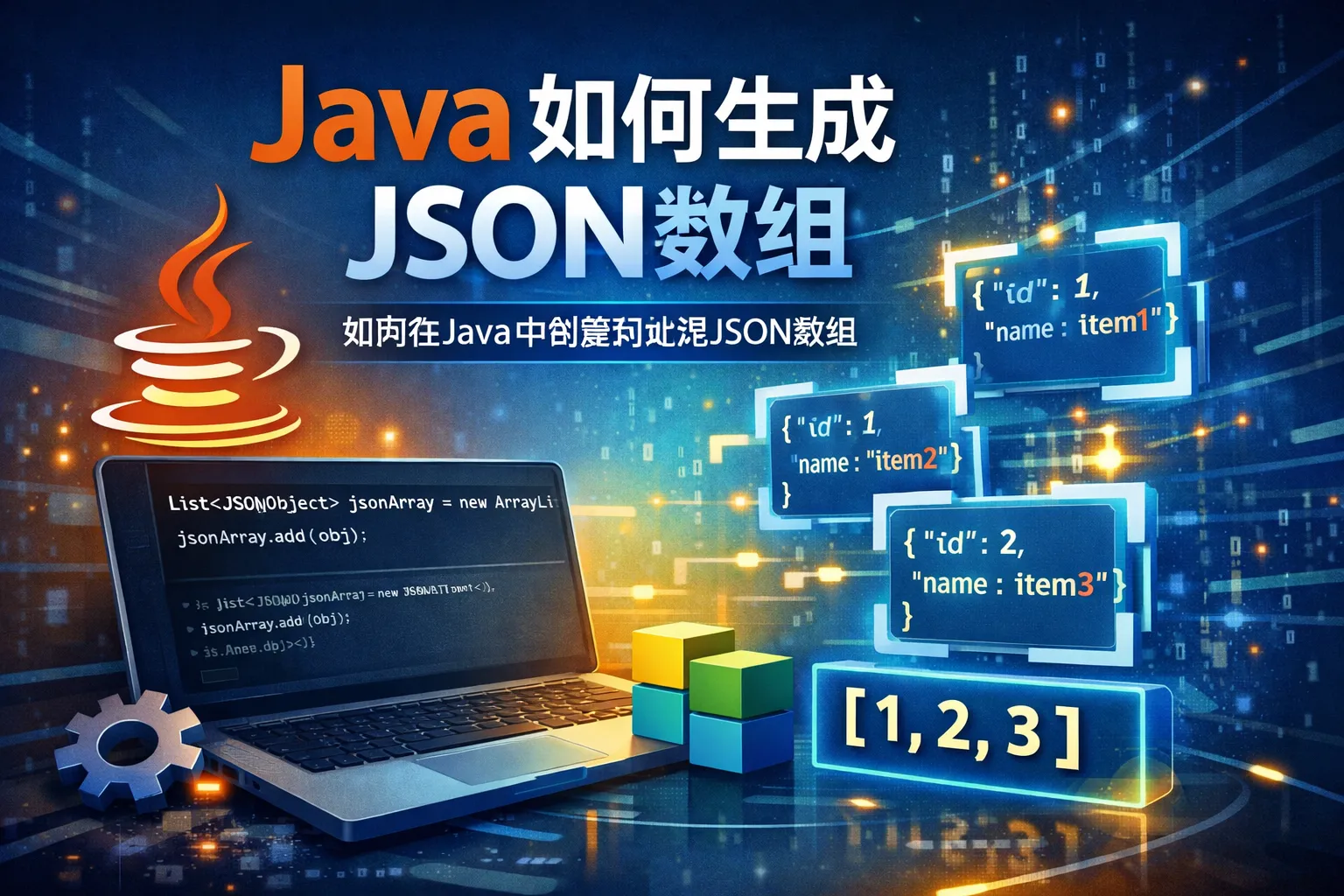 java如何生成json数组