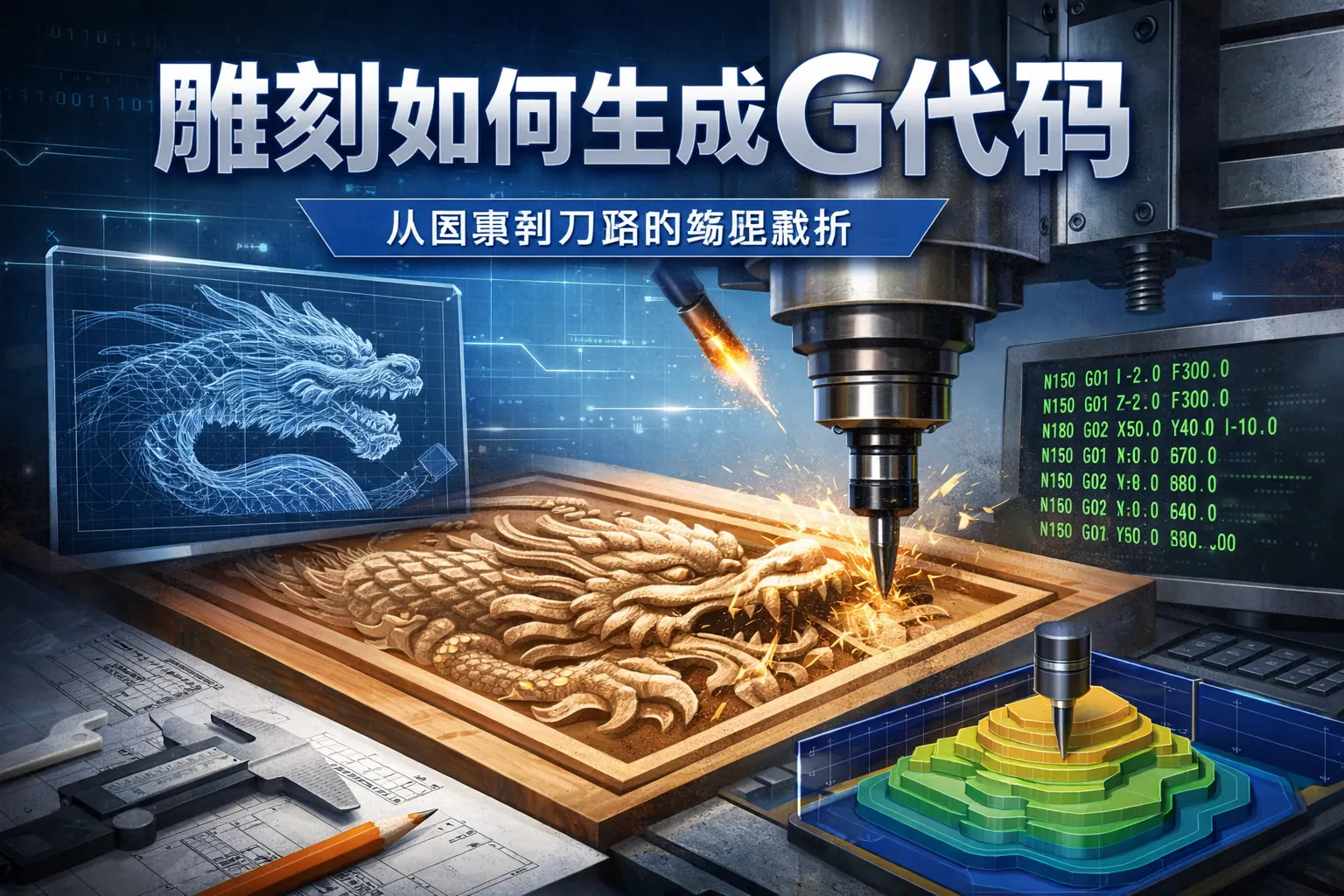 雕刻如何生成g代码