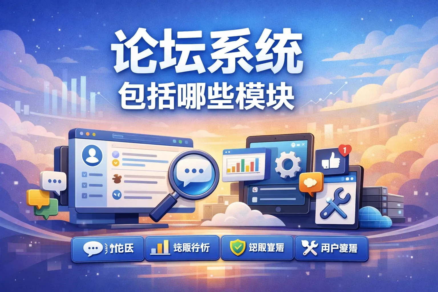 论坛系统包括哪些模块