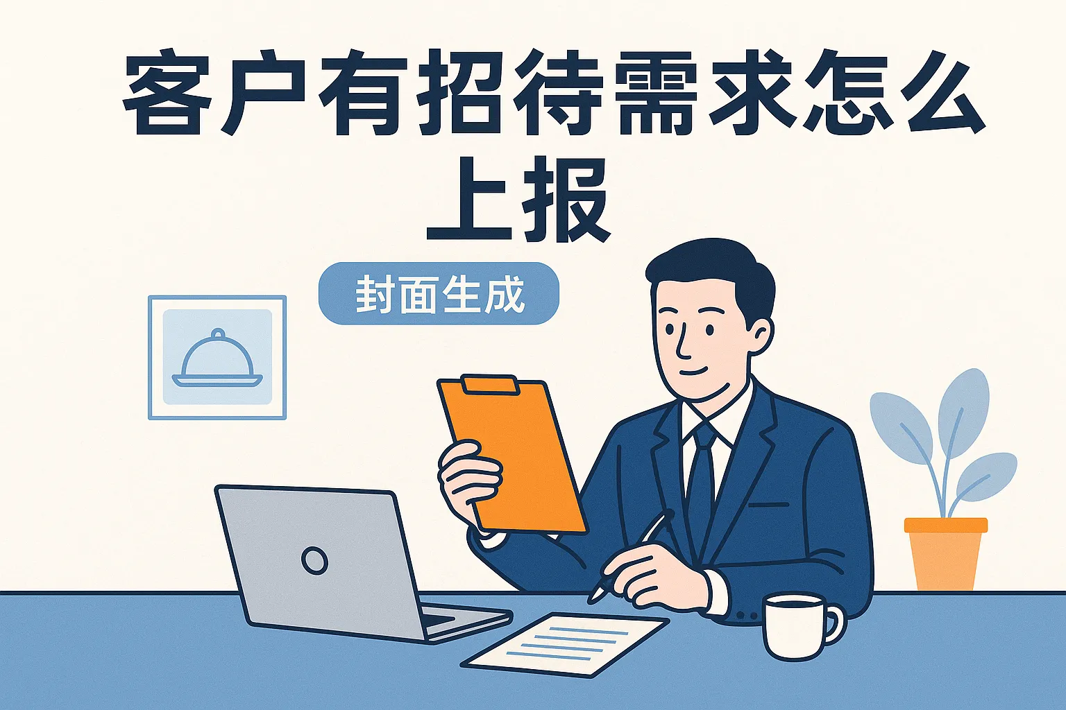 客户有招待需求怎么上报