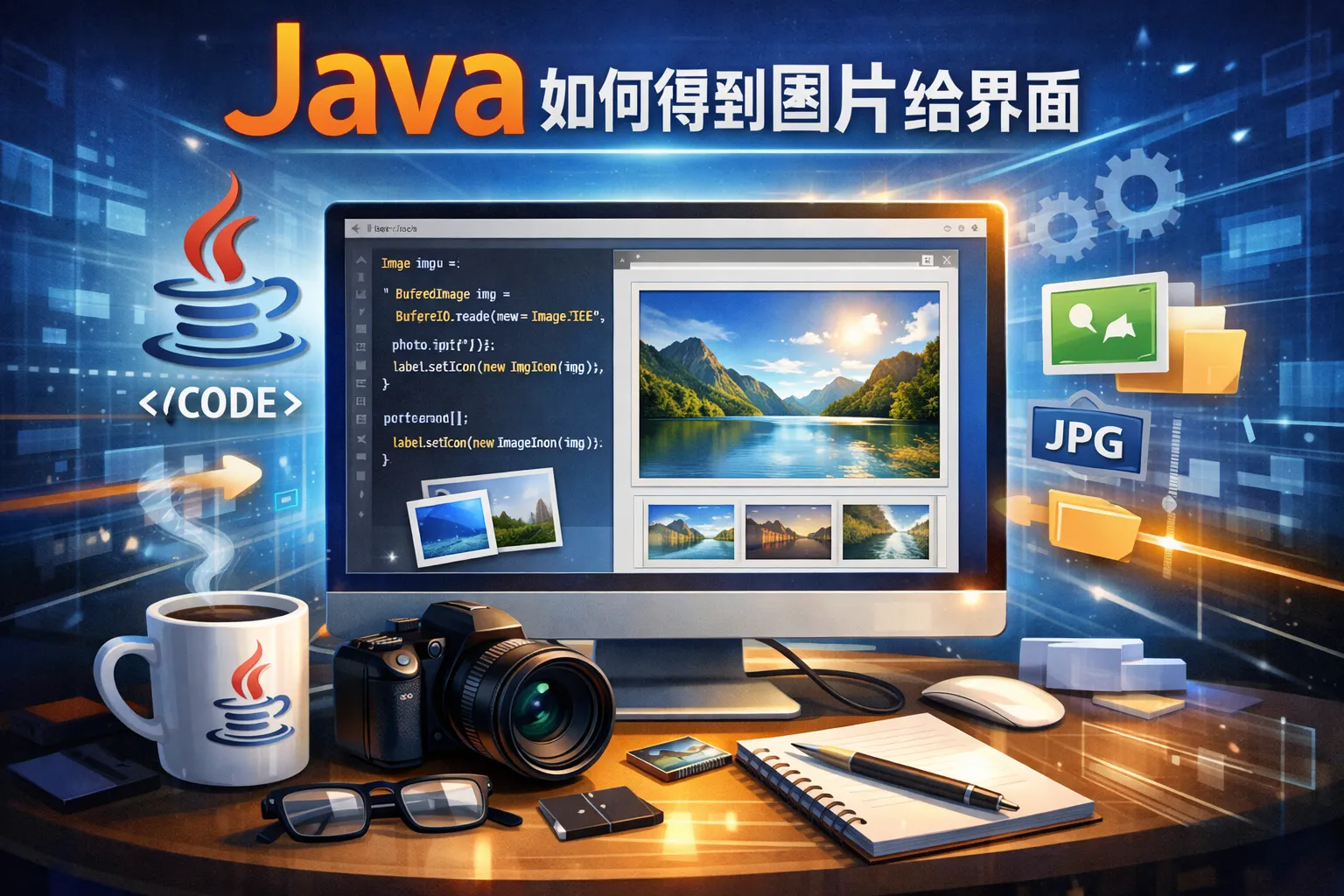 java如何得到图片给界面