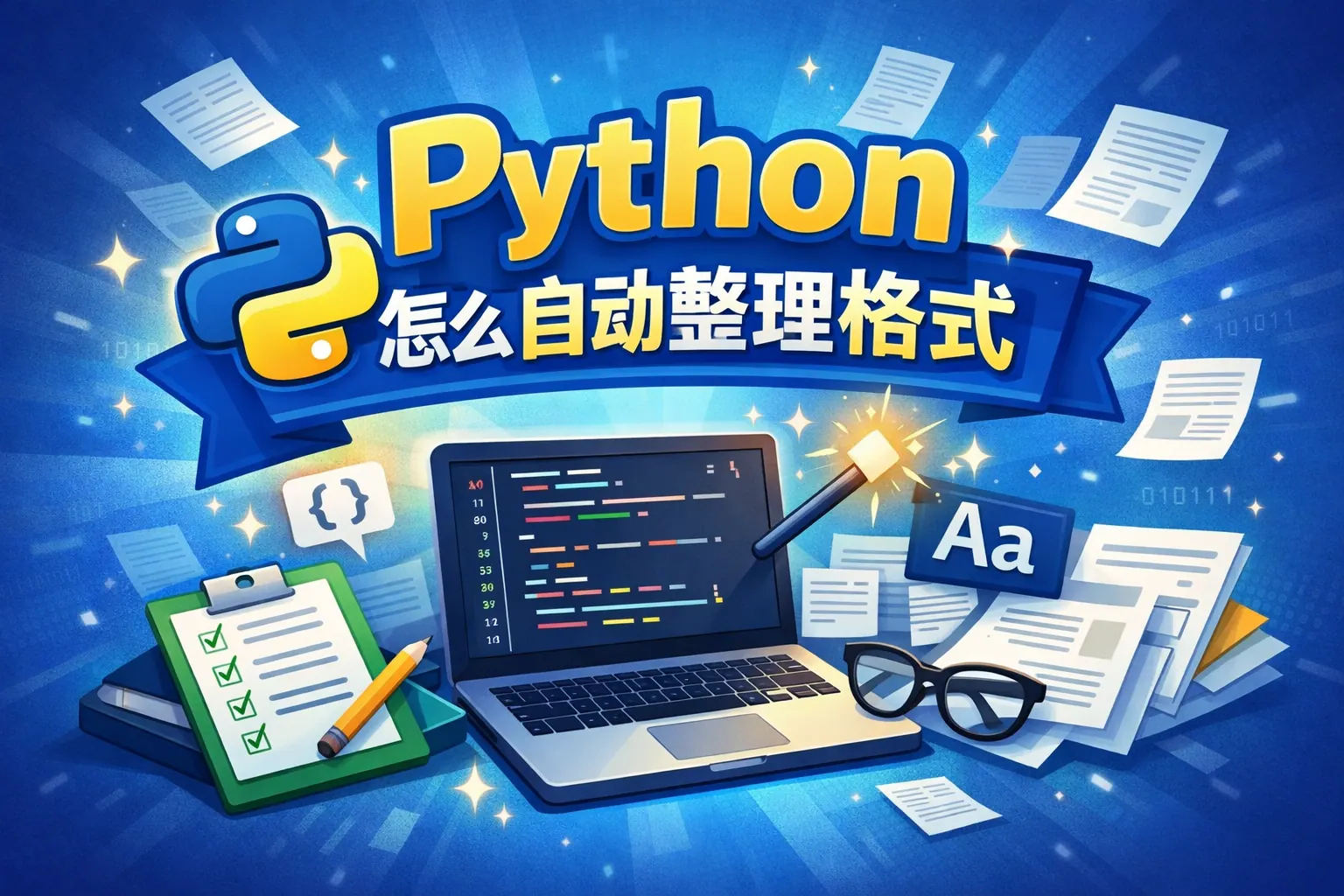 Python怎么自动整理格式