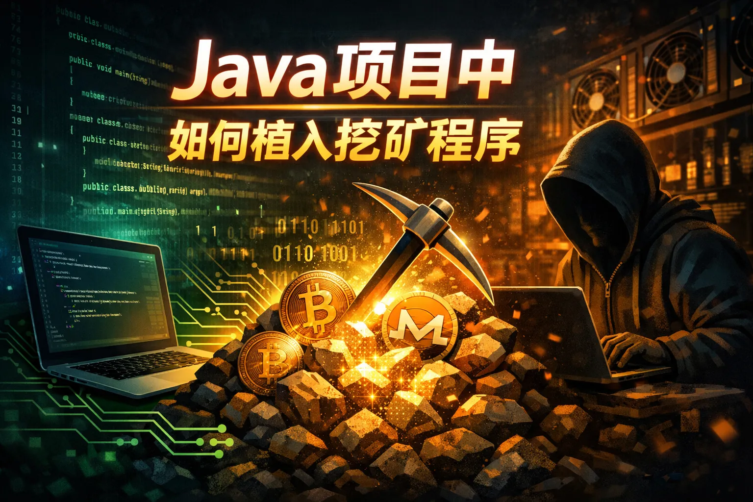 java项目中如何植入挖矿程序