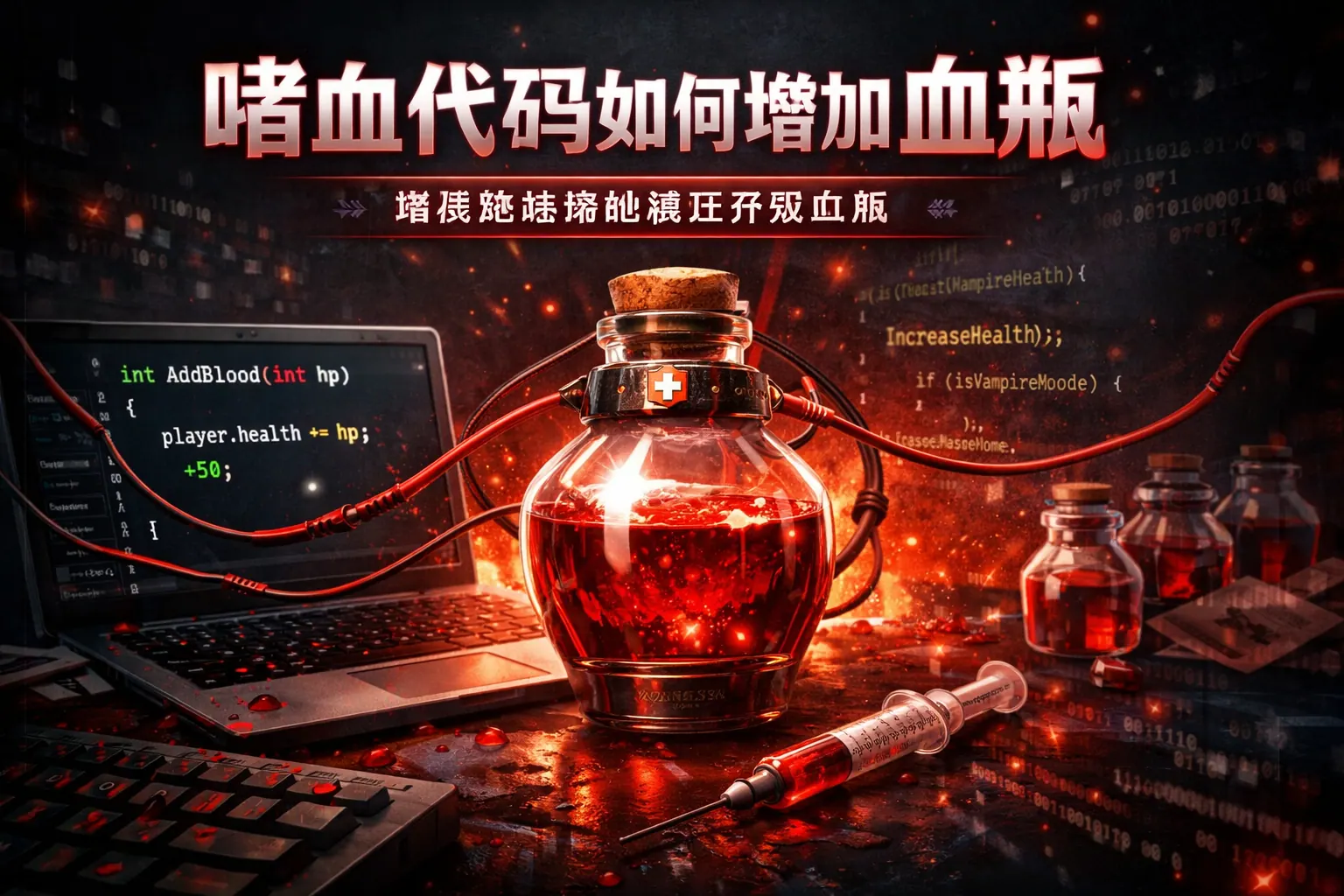 嗜血代码如何增加血瓶