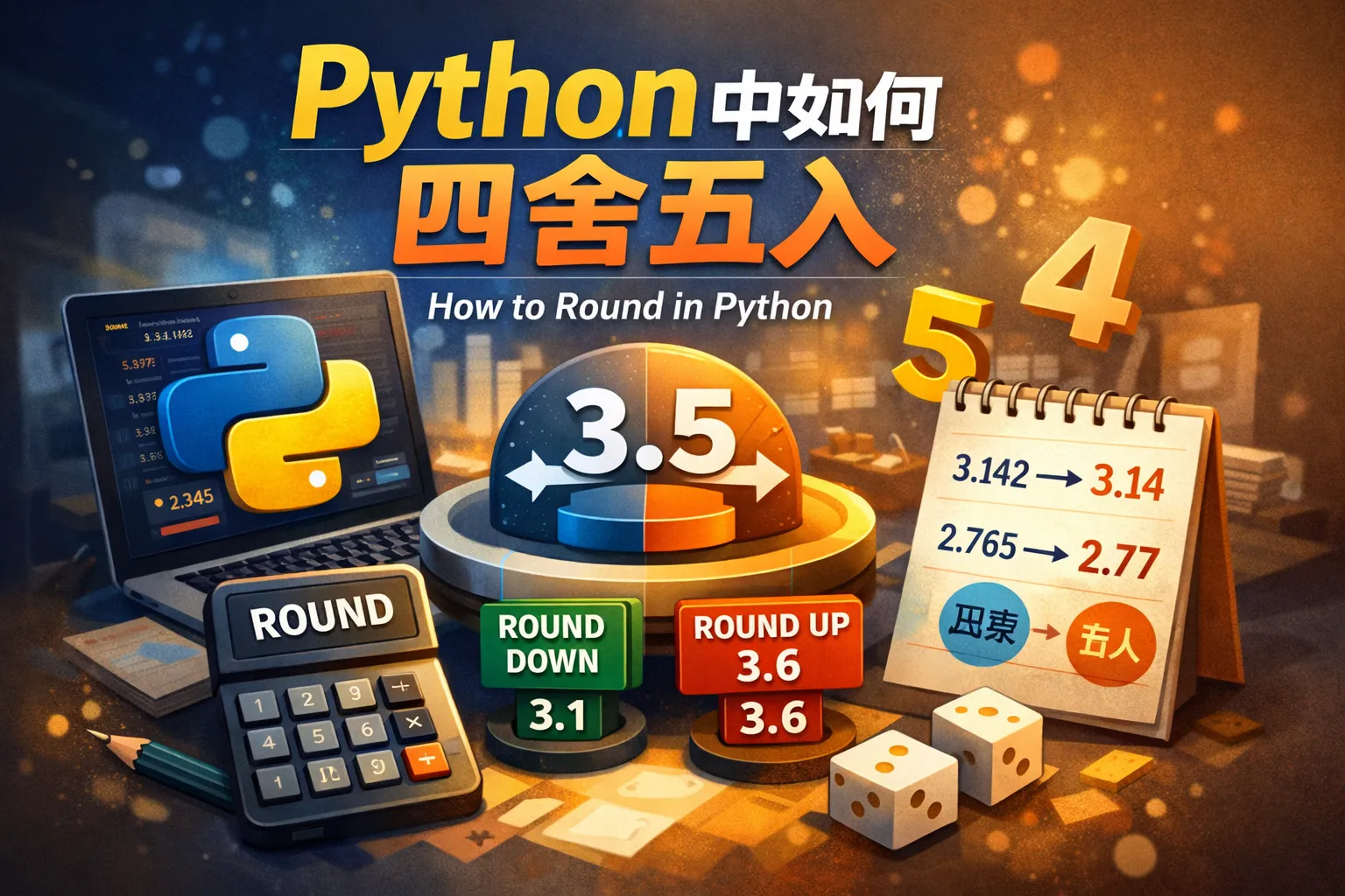 python中如何四舍五入