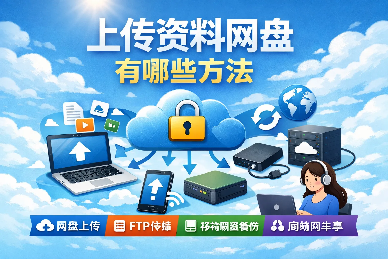 上传资料网盘有哪些方法