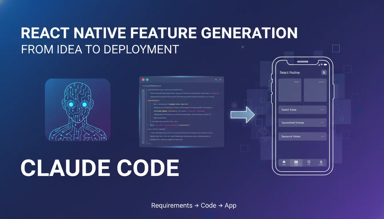 Claude Code 如何为 React Native 项目生成新功能？从需求描述到代码落地
