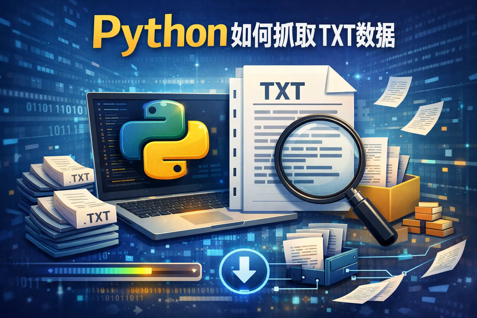 python如何抓取txt数据