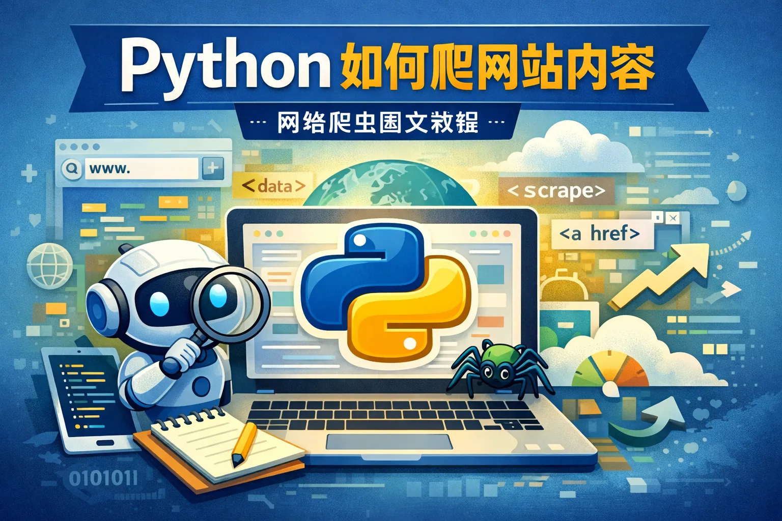 python如何爬网站内容