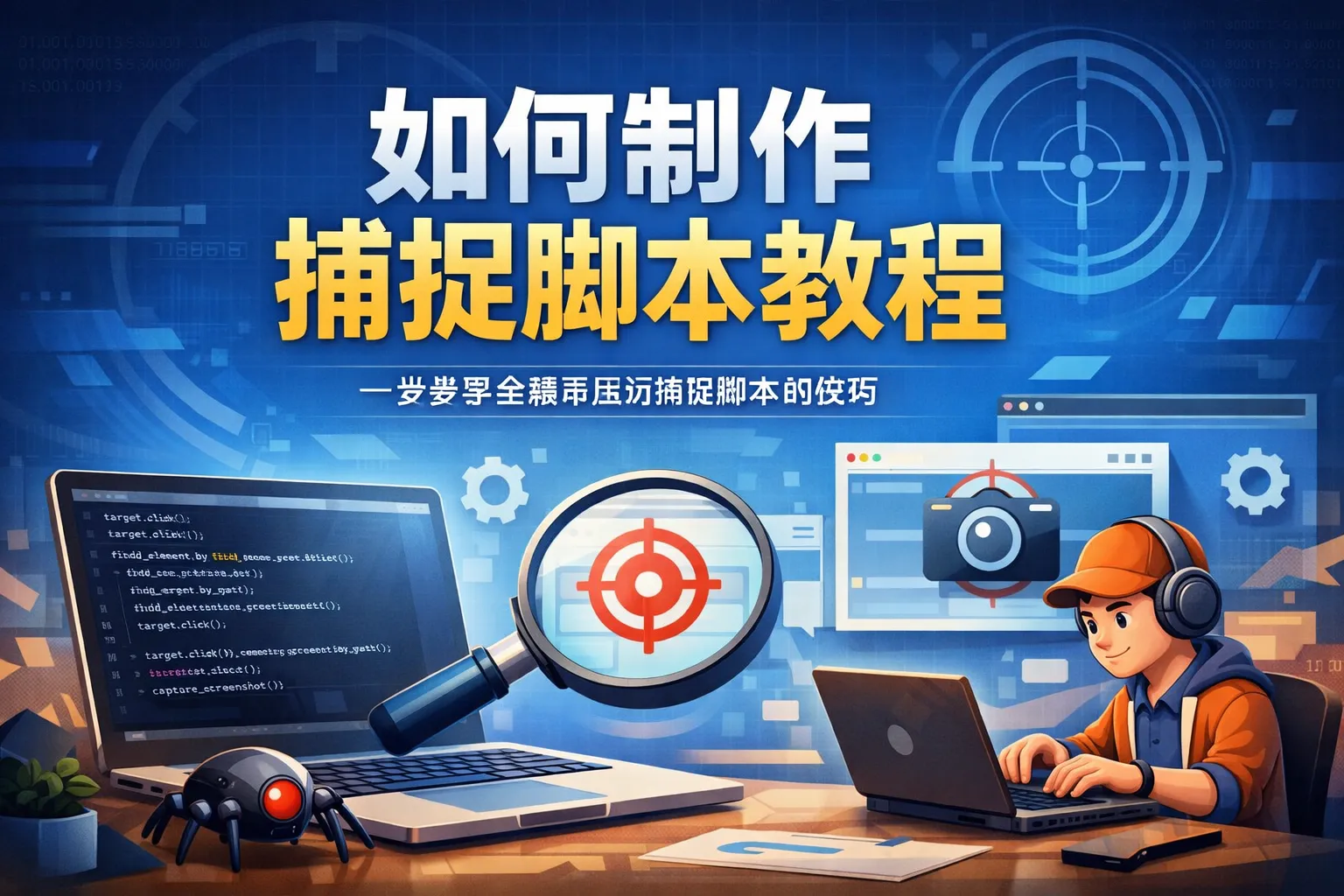 如何制作捕捉脚本教程