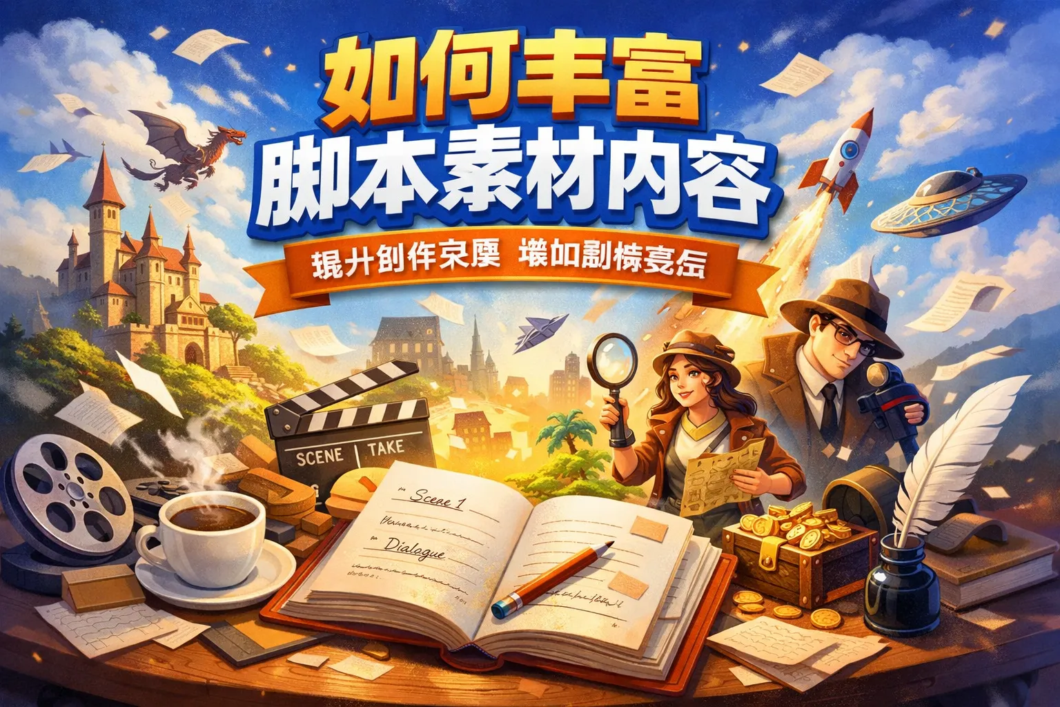 如何丰富脚本素材内容