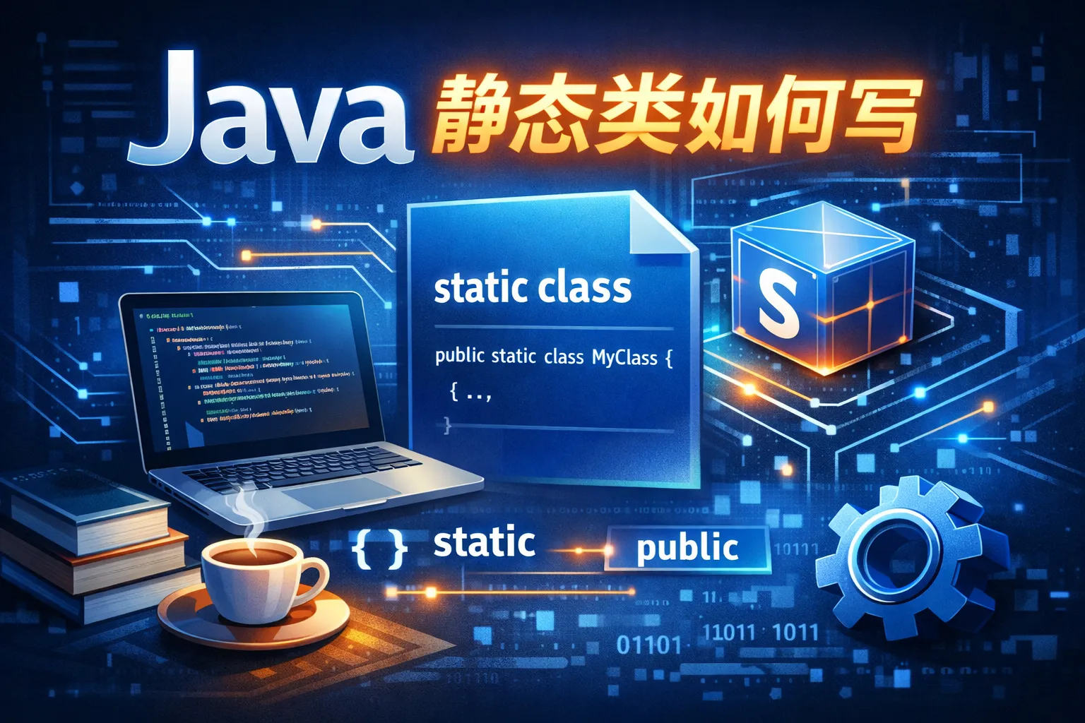 java 静态类如何写