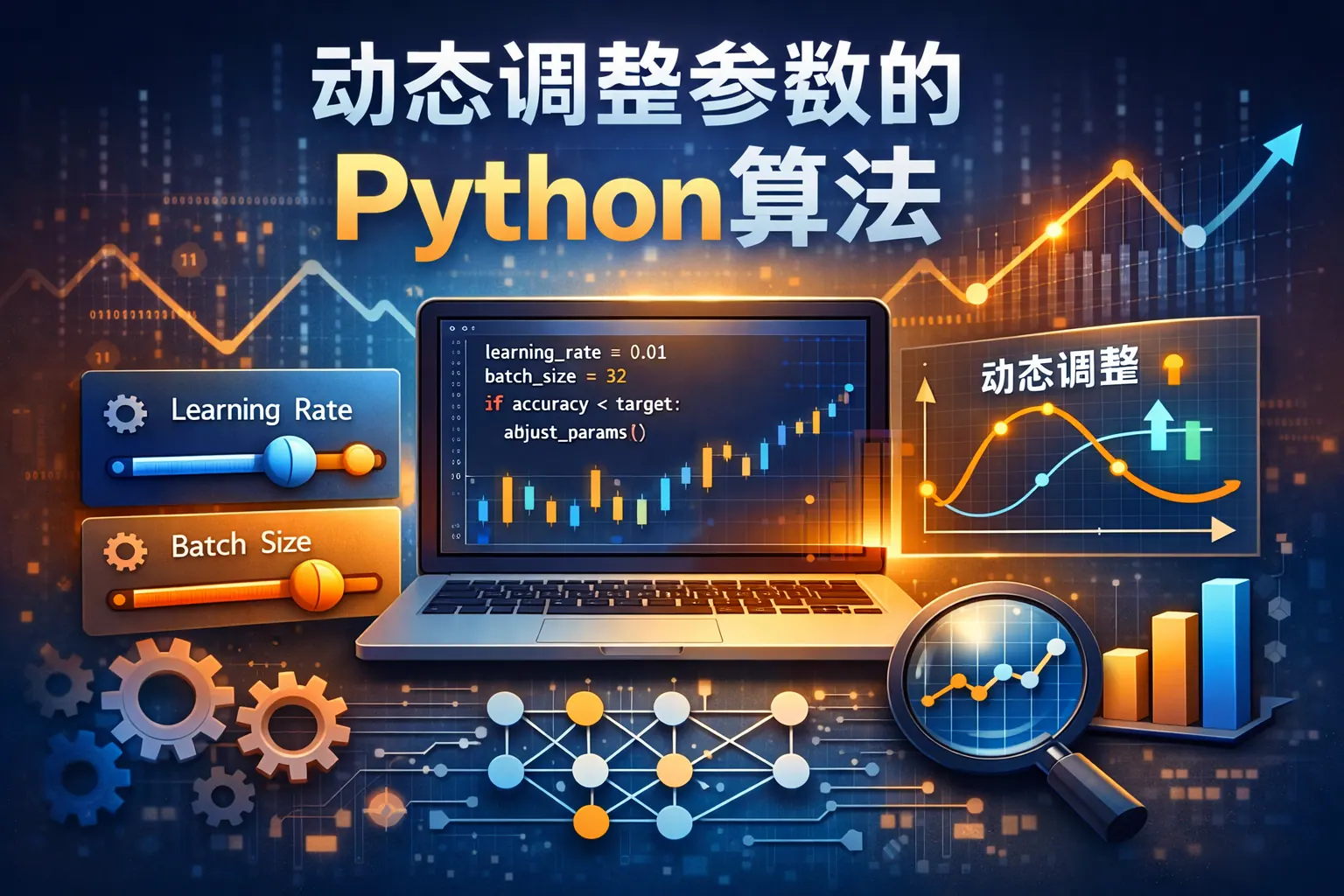 动态调整参数的python算法