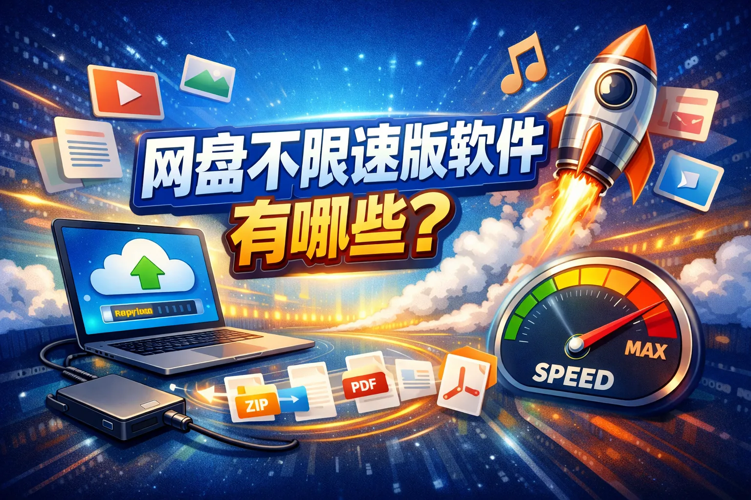 网盘不限速版软件有哪些