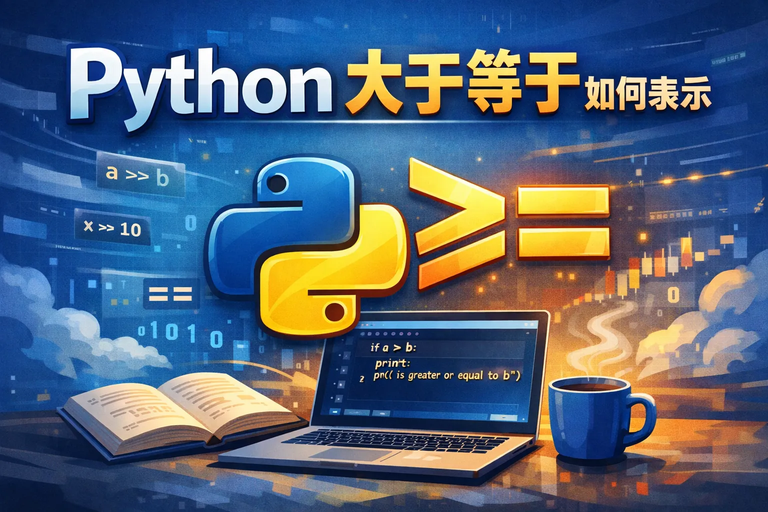 python大于等于如何表示