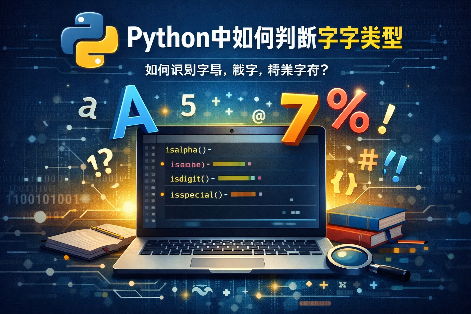 python中如何判断字符类型