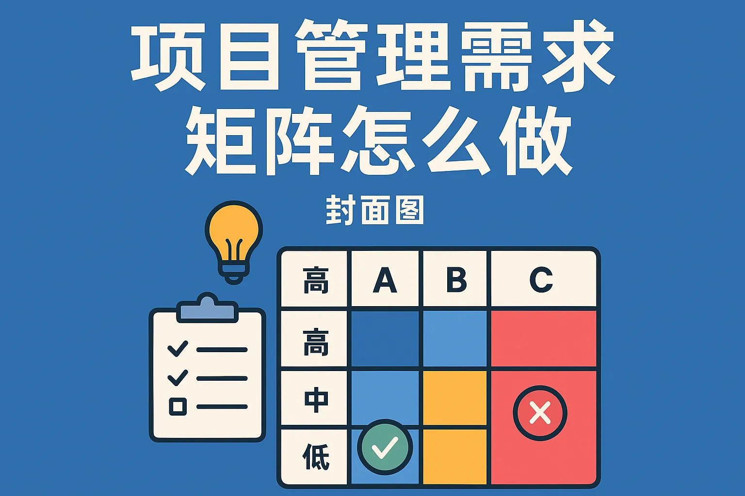 项目管理需求矩阵怎么做