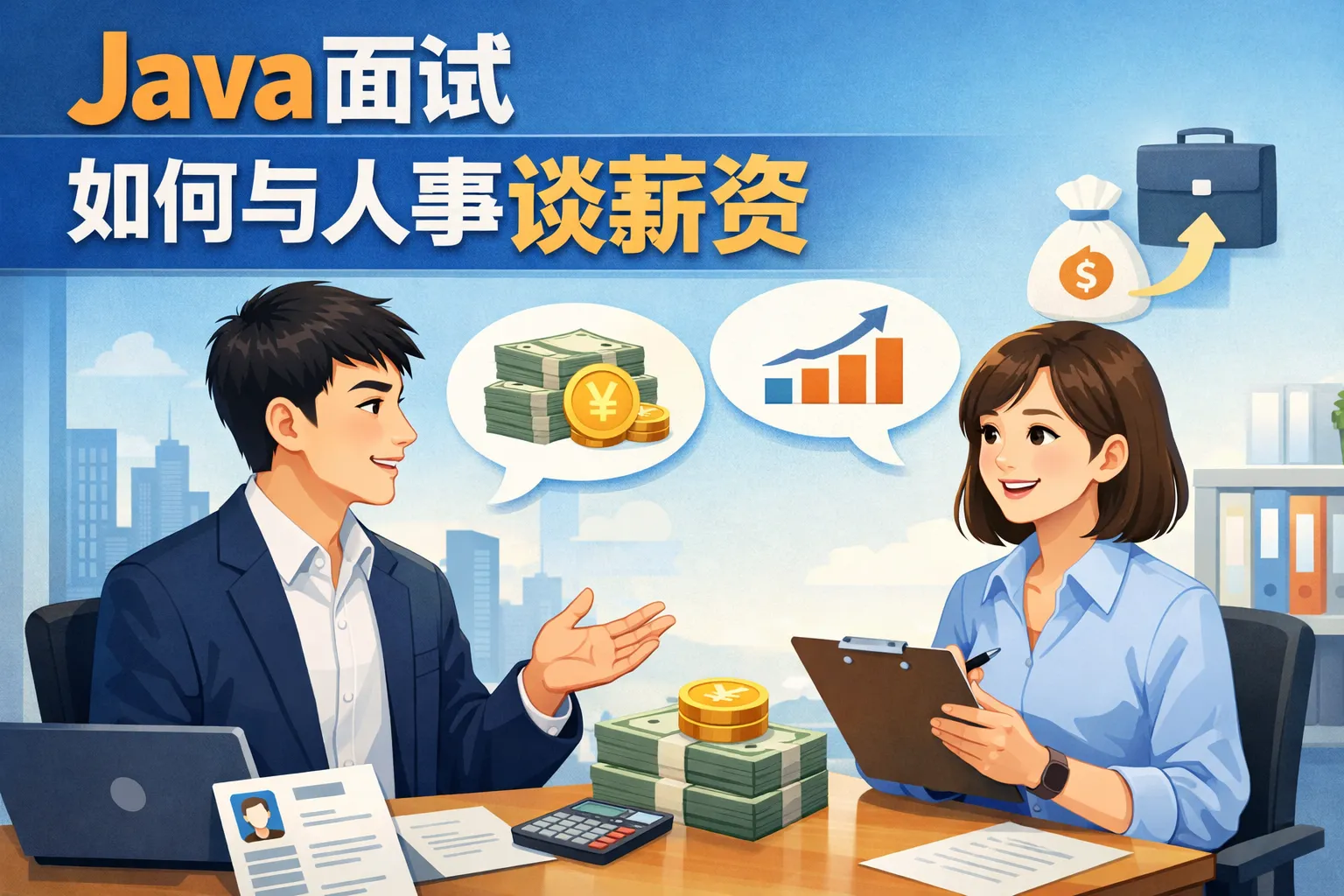 java面试如何与人事谈薪资