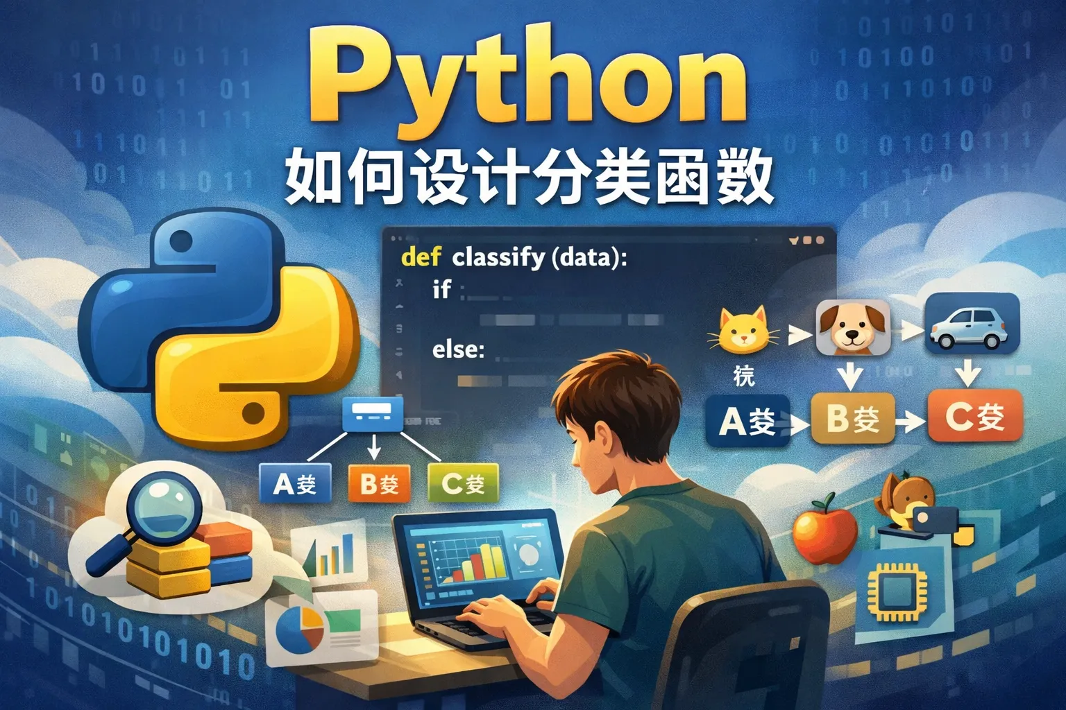 python如何设计分类函数