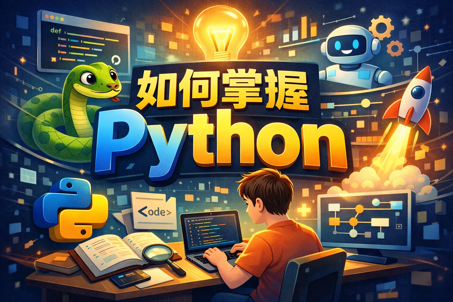 如何掌握python