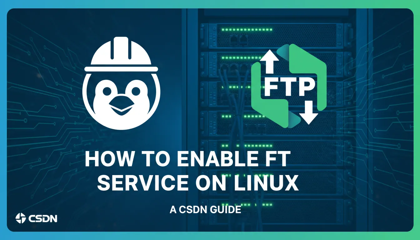 linux如何开启ftp服务csdn