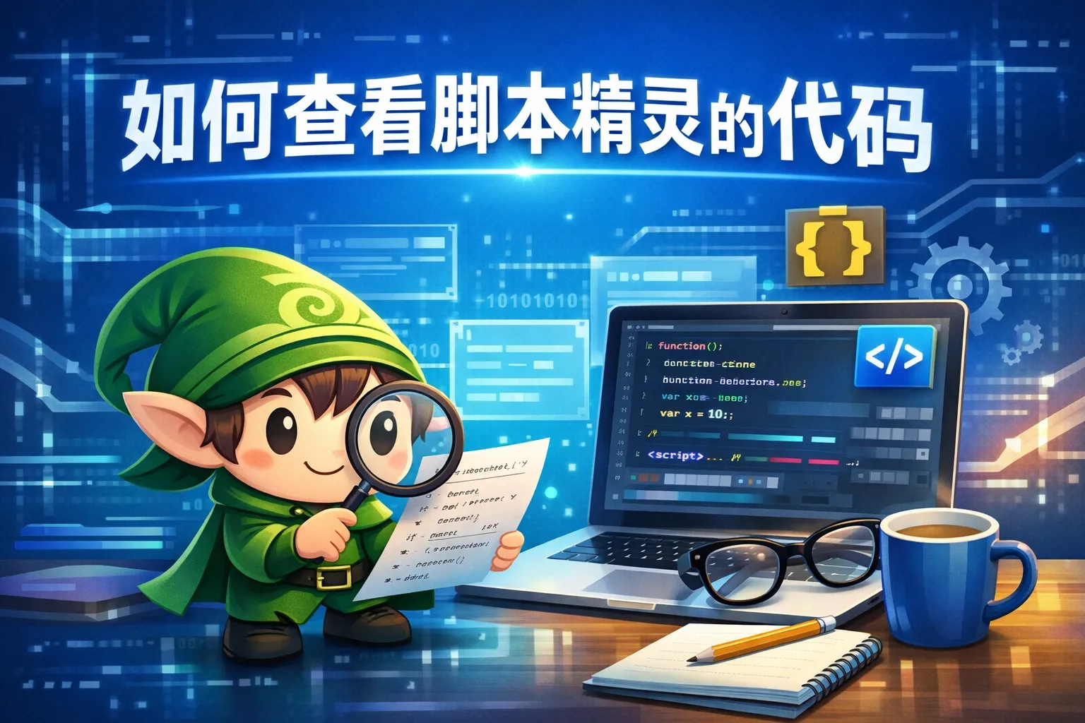 如何查看脚本精灵的代码