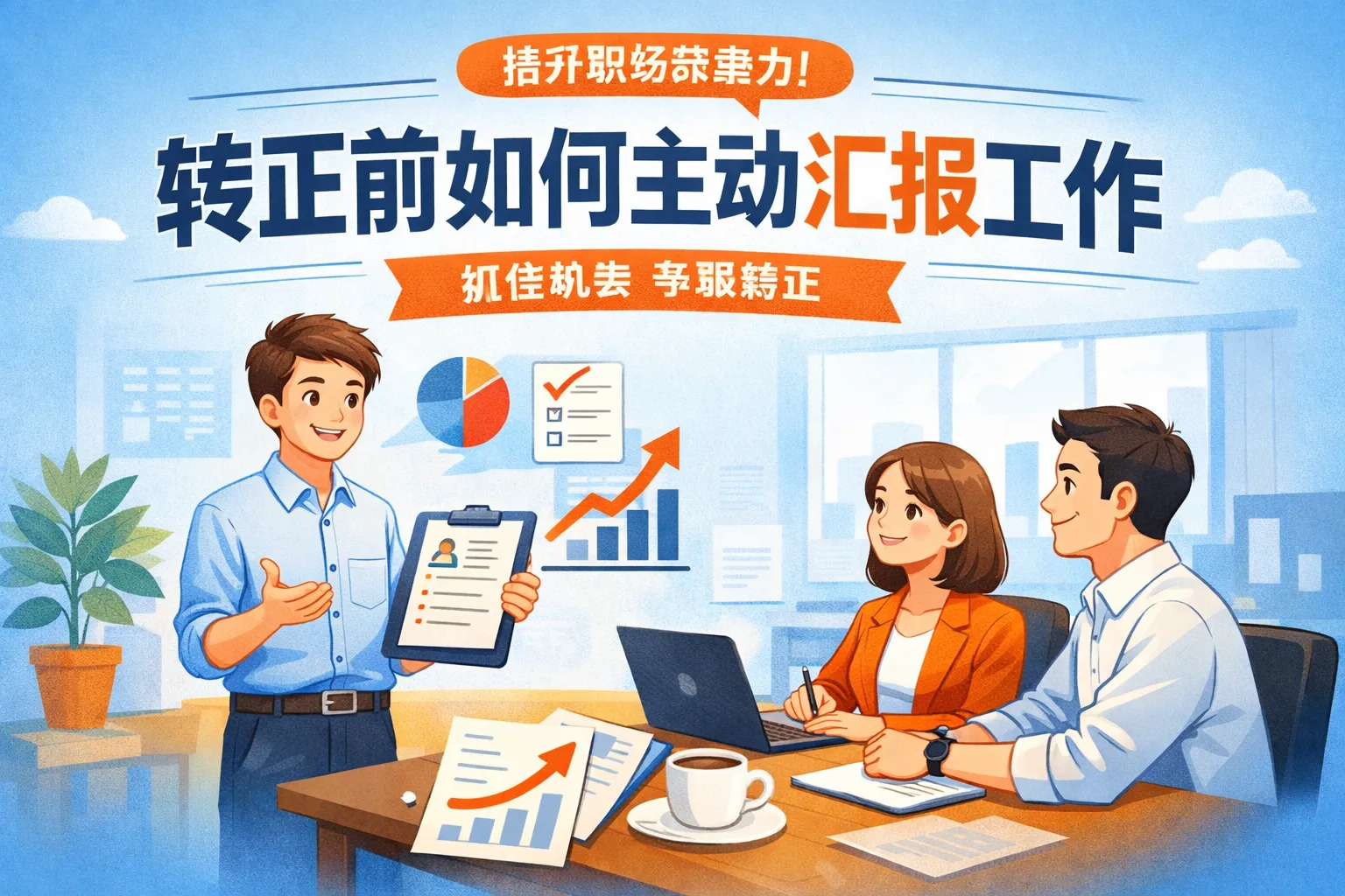 转正前如何主动汇报工作