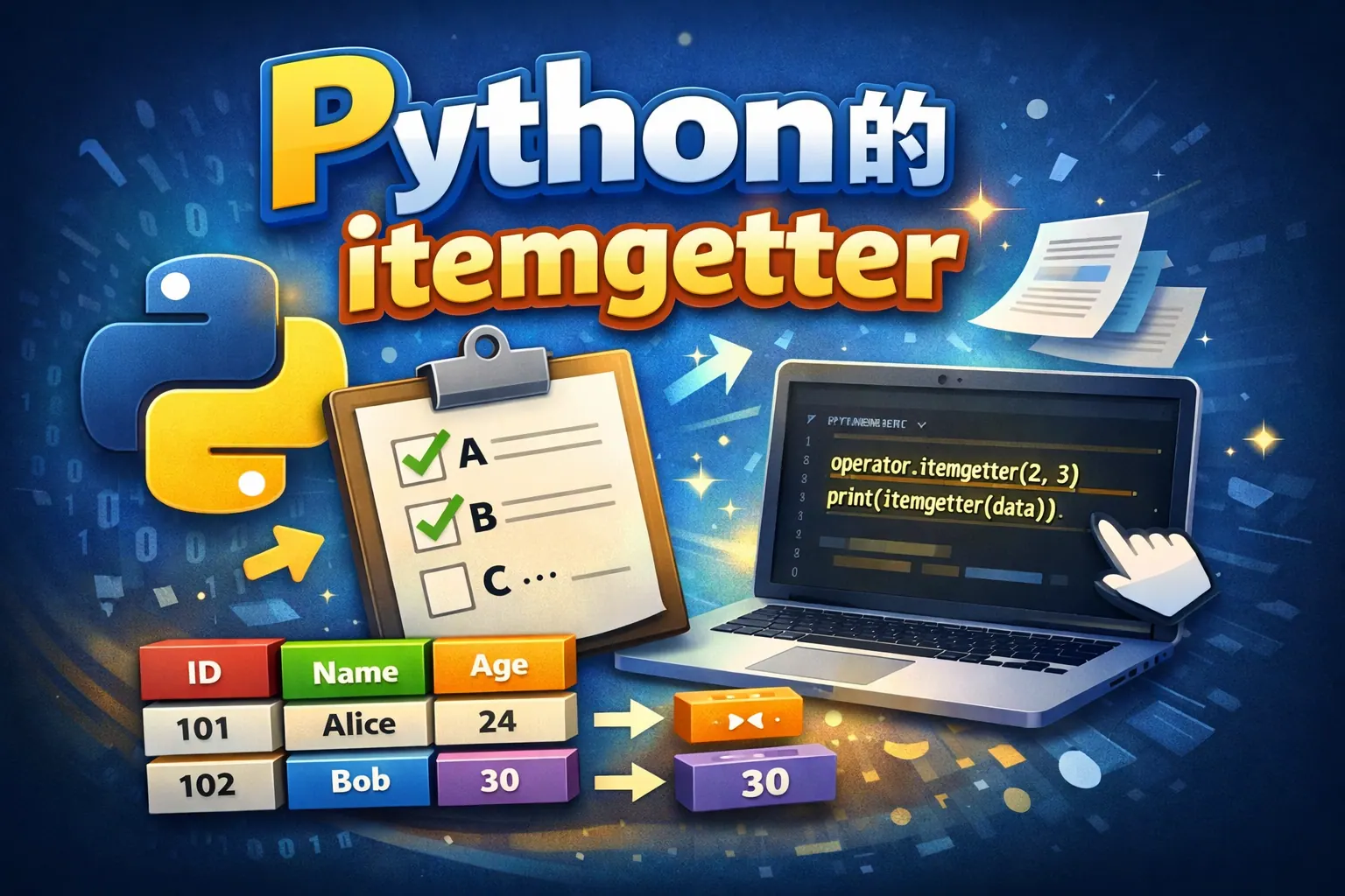 python的itemgetter