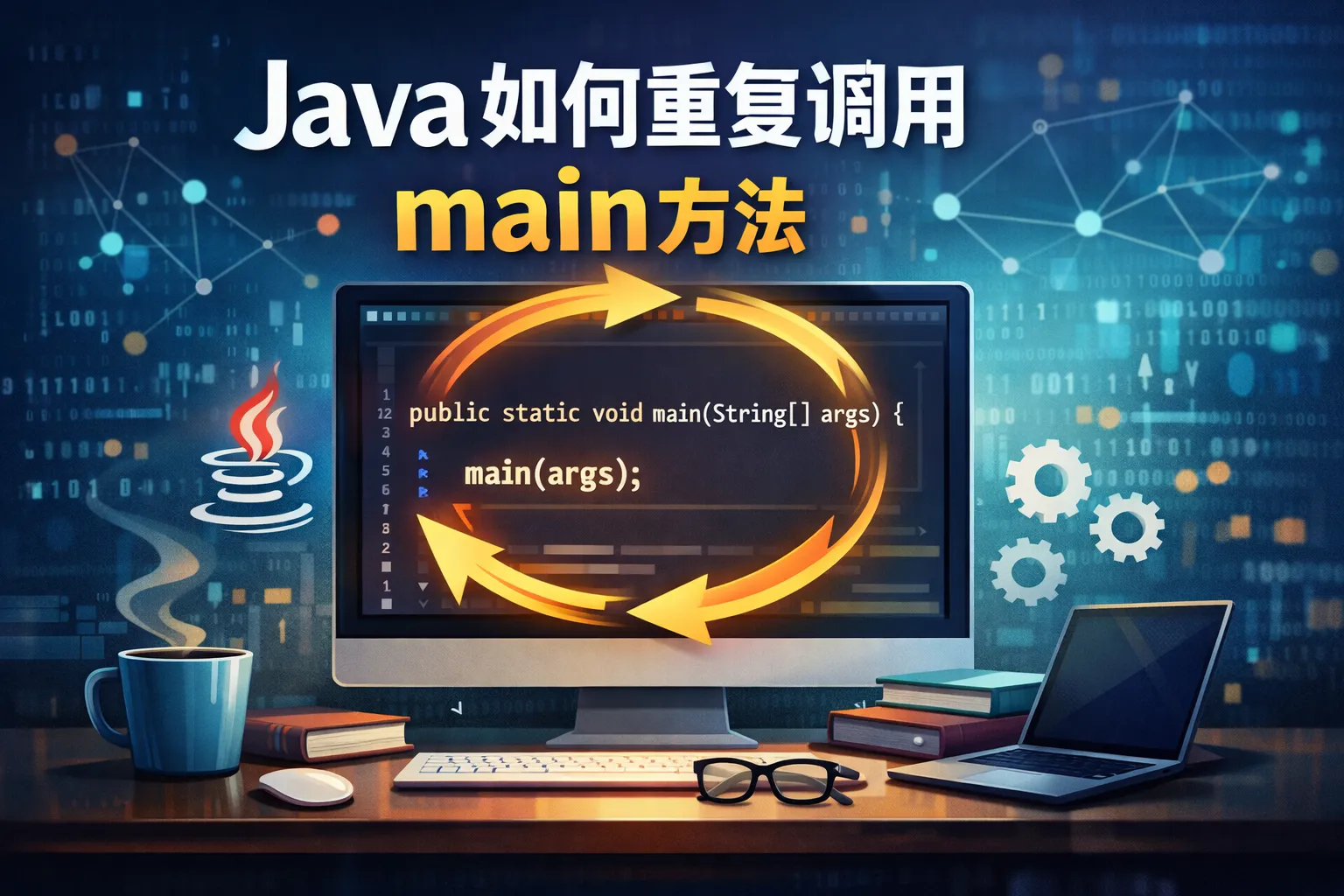 java如何重复调用main方法