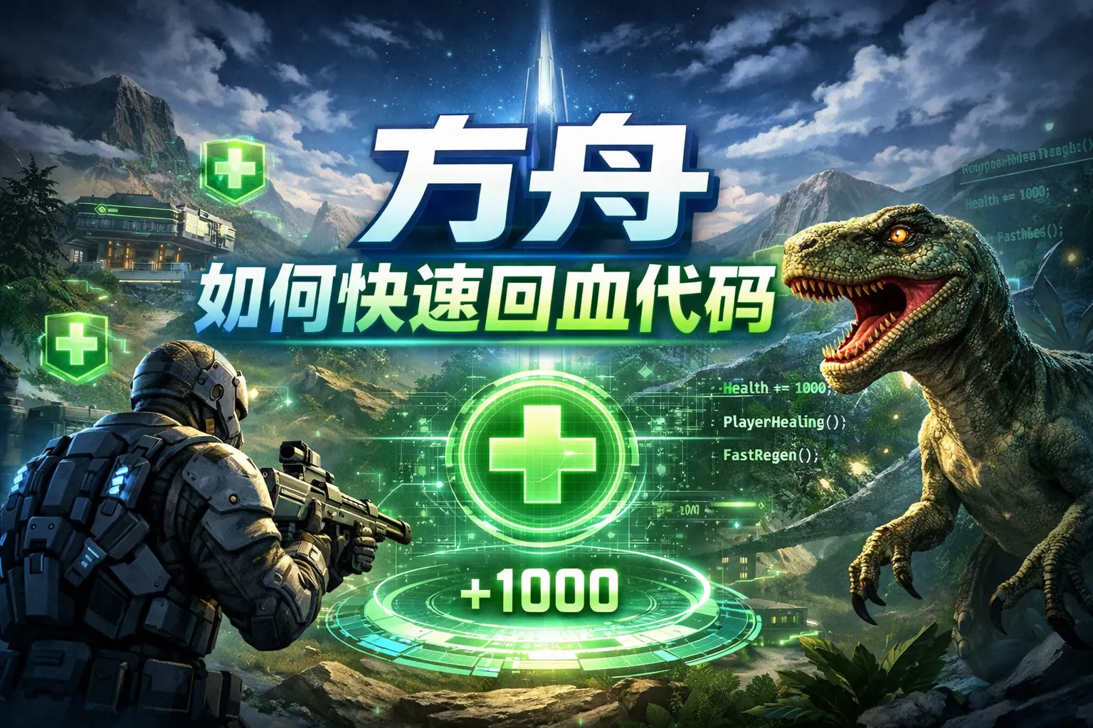 方舟如何快速回血代码