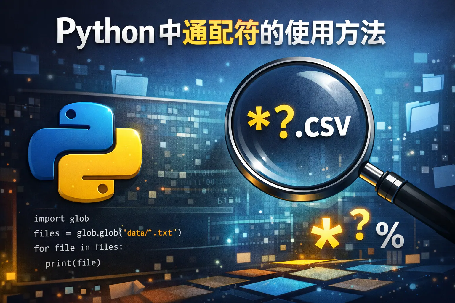 python中通配符的使用方法