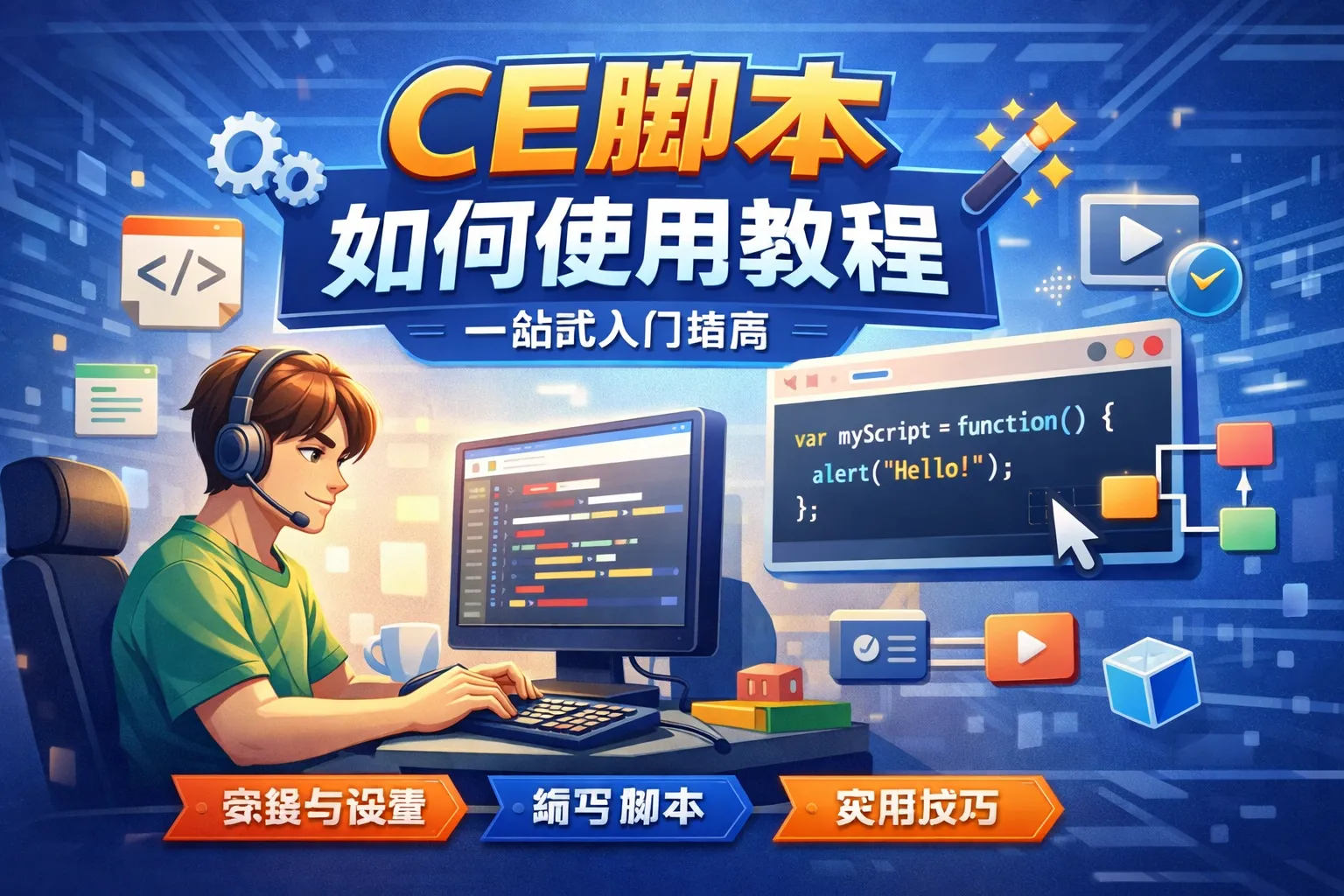 ce脚本如何使用教程