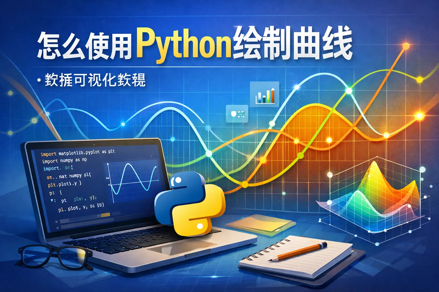 怎么使用python绘制曲线