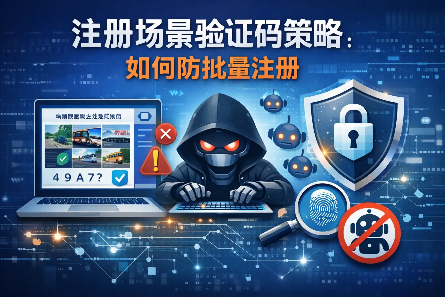 注册场景验证码策略:如何防批量注册